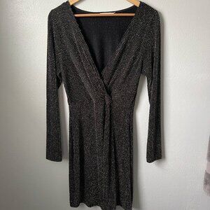 Francesca's Women's Long Sleeve Mini Dress